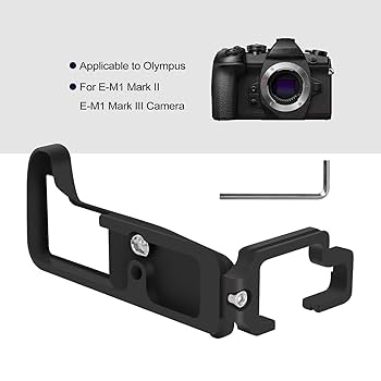 新品 OLYMPUS OM1、2、3用ハンドグリップ （黒檀/アルミニウム) 新品 OLYMPUS PEN-F用 ハンドグリップ （黒檀/アルミニウム